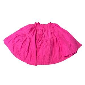 Odeeh neon pink tiered full skirt pockets sz 40 H81